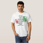 Geen sociale gezondheidszorg - t-shirt (Voorkant volledig)