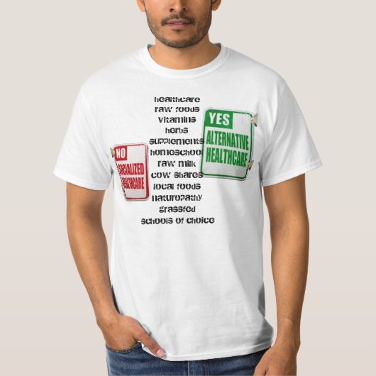 Geen sociale gezondheidszorg - t-shirt (Voorkant)
