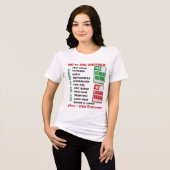 Geen sociale gezondheidszorg Tri-Blend shirt (Voorkant volledig)