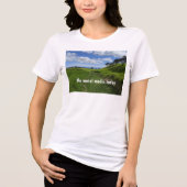 Geen sociale media vandaag Tri-Blend shirt (Voorkant)