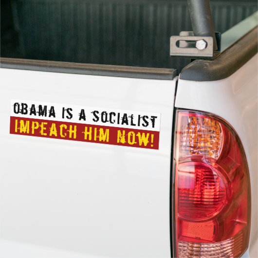 Geen socialisme bumpersticker (Op Truck)