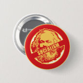 Geen socialisme ronde button 5,7 cm (Voorkant /achterkant)