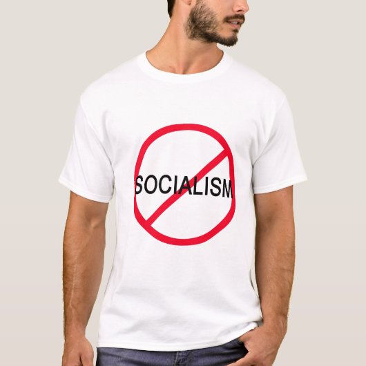 GEEN SOCIALISME T-SHIRT (Voorkant)