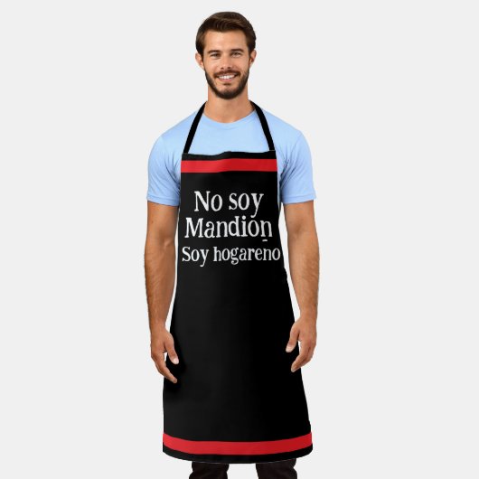 Geen soja mandilon, soja hogareno schort (Gedragen)