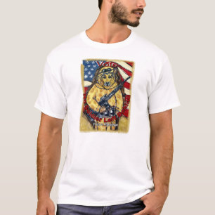 "Geen soldaat achtergelaten" Duitse herder T-shirt