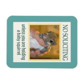 Geen solicerende eekhoorn magneet (Horizontaal)