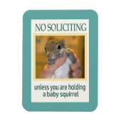 Geen solicerende eekhoorn magneet (Verticaal)