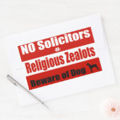 GEEN solicitors deur/raam Sticker (Envelop)