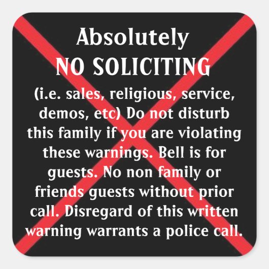 GEEN Solicitors door stickers (Voorkant)