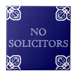 Geen Solicitors Sign Tegeltje