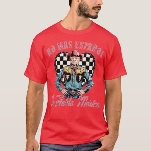 Geen Spaans meer gesproken ‘Merica T-shirt (Voorkant)