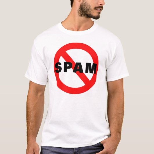 GEEN SPAM T-SHIRT (Voorkant)