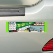 Geen spel bumpersticker (Op auto)
