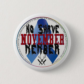 Geen speld in november ronde button 5,7 cm