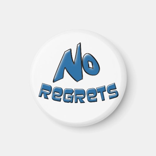 Geen spijt magneet (Voorkant)