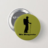 Geen spijt ronde button 5,7 cm (Voorkant /achterkant)