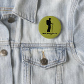 Geen spijt ronde button 5,7 cm (In situ)