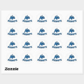 Geen spijt ronde sticker (Vel)