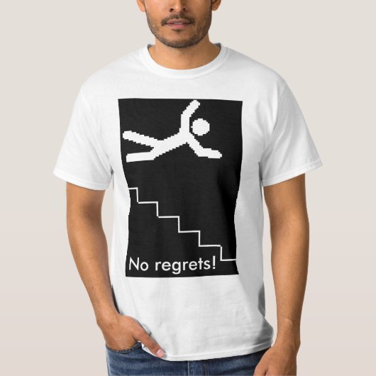 Geen spijt! t-shirt (Voorkant)