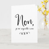 Geen spijt van inspirerend Frans citaat Kaart (Gele Bloem)