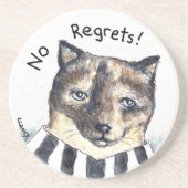 Geen spijt van kattensteen onderzetter (Voorkant)