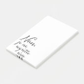 Geen spijt van pensionering of Birthday Party Post-it® Notes (Schuin)