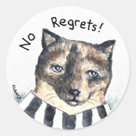 Geen spijt van sticker