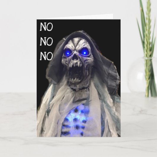 ** GEEN SPOOK VAN EEN KANS ** 40ste VERJAARDAG Kaa Kaart (Voorkant)