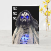 ** GEEN SPOOK VAN EEN KANS ** 40ste VERJAARDAG Kaa Kaart (Gele Bloem)