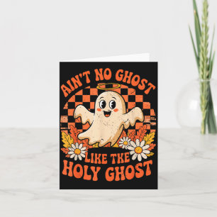 Geen spook zoals het Heilige Heilige Halloween Chr Kaart