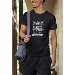 Geen sportschool Geen ABS Geen spijt van vet ontwe T-shirt