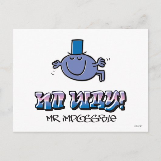 Geen sprake van! briefkaart (Voorkant)