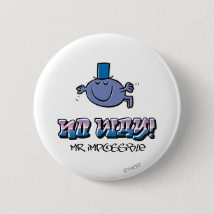 Geen sprake van! ronde button 5,7 cm