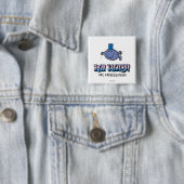 Geen sprake van! vierkante button 5,1 cm (In situ)