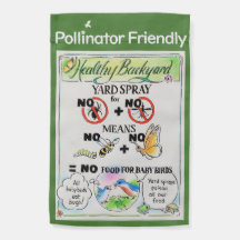 Geen Spray Garden vlag