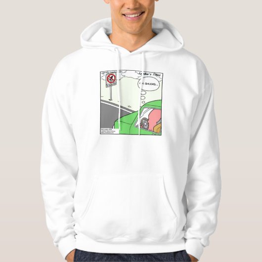 Geen Squid Zone Funny Hoodie van Rick London (Voorkant)