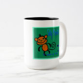 Geen staart? Geen aap - Mok (Voorkant rechts)