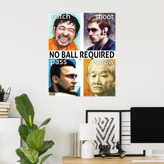 Geen standaard vereist poster (Thuiskantoor)