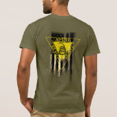 GEEN STAP GADSDEN SLANG AMERIKAANSE VLAG T-SHIRT (Achterkant)