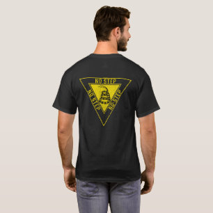 GEEN STAP GADSDEN SNAKE MILITAIRE LUCHTVAARTSTYL T-SHIRT