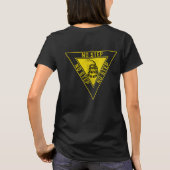 GEEN STAP GADSDEN SNAKE MILITAIRE LUCHTVAARTSTYL T-SHIRT (Achterkant)