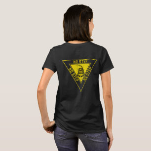 GEEN STAP GADSDEN SNAKE MILITAIRE LUCHTVAARTSTYL T-SHIRT