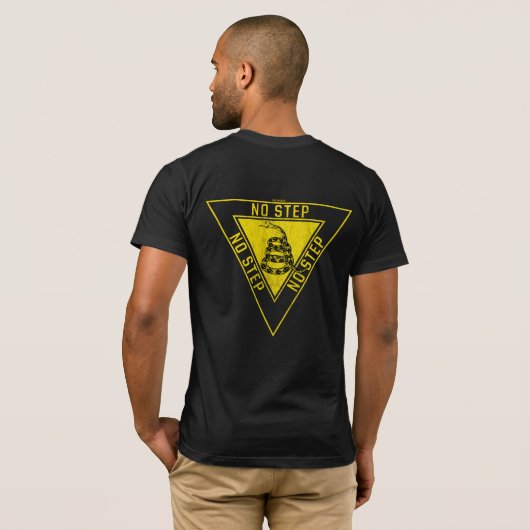 GEEN STAP Gadsden Snake T-shirt (Achterkant volledig)