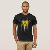 GEEN STAP GADSDEN SNAKE VLIEGTUIG AMERICAN FLAG T-SHIRT (Voorkant volledig)