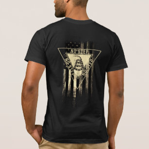 GEEN STAP GADSDEN SNAKE VLIEGTUIG AMERICAN FLAG T-SHIRT