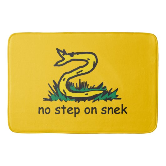 Geen stap in de richting van gadsden parody SnekRi Badmat (Voorkant)