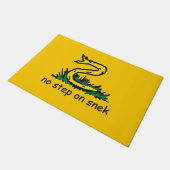 Geen stap in de richting van gadsden parody SnekRi Deurmat (Schuin)