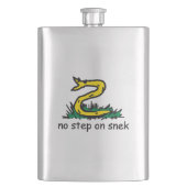 Geen stap in de richting van gadsden parody SnekRi Flacon (Voorkant)
