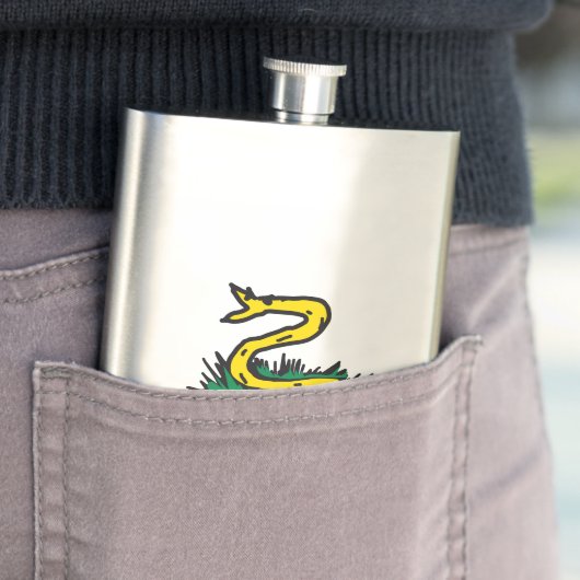 Geen stap in de richting van gadsden parody SnekRi Flacon (Voorbeeld)