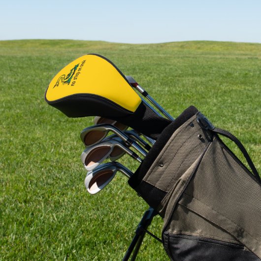 Geen stap in de richting van gadsden parody SnekRi Golfheadcover (Insitu)